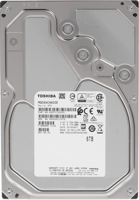 Жесткий диск 6TB SAS 12Gb/s Toshiba MG06SCA600A 102837