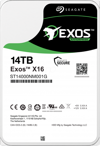 Жесткий диск 14TB SATA 6Gb/s Seagate ST14000NM001G 102885