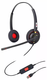 Гарнитура проводная VoiceXpert VXH-550DM 127030
