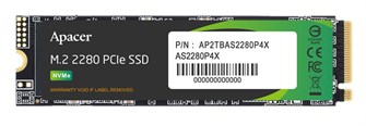 Накопитель SSD M.2 2280 Apacer AP256GAS2280P4X-1 256 ГБ 103082