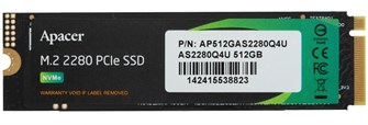 Накопитель SSD M.2 2280 Apacer AP512GAS2280Q4U-1 512 ГБ 103100