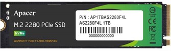 Накопитель SSD M.2 2280 Apacer AP1TBAS2280F4L-1 1000 ГБ 103106