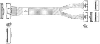 Кабель  Luxshare L285MM007-SD-R 128237