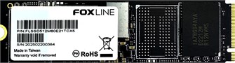 Накопитель SSD M.2 2280 Foxline X5-E21T 512 ГБ 103214