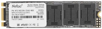 Накопитель SSD M.2 2280 Netac NT01N535N-256G-N8X 256 ГБ 103385