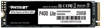 Накопитель SSD M.2 2280 Patriot Memory P400 Lite 250 ГБ 103457