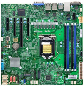 Материнская плата mATX Supermicro MBD-X12STL-F-B 129694