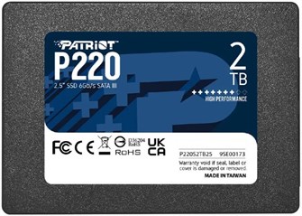 Накопитель SSD 2.5'' Patriot Memory P220S2TB25 2000 ГБ 103479