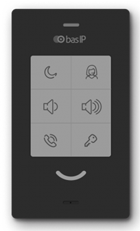 Аудиодомофон  BAS-IP SP-03 BLACK 131054