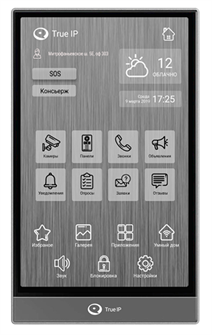 Видеодомофон  True IP Systems TI-4107LB 131173