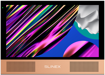 Видеодомофон  Slinex Sonik 10 (Black+Pink Gold) 131514