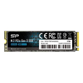 Накопитель SSD M.2 2280 Silicon Power SP001TBP34A60M28 1000 ГБ 103608