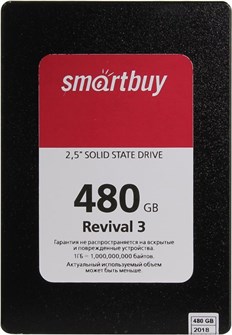 Накопитель SSD 2.5'' SmartBuy SB480GB-RVVL3-25SAT3 480 ГБ 103618
