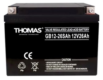Батарея  Thomas GB12-26S(Thomas) 100534