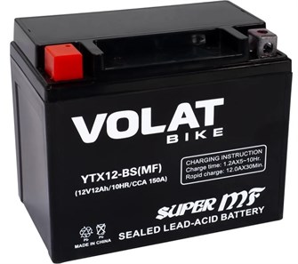 Батарея  VOLAT YTX12-BS(MF)Volat 100586