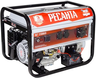 Генератор бензиновый Ресанта БГ11000Э 146994