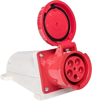 Розетка стационарная наружная EKF ps-135-63-380 147705