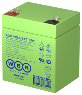 Аккумулятор  WBR GP1245 100616