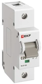 Автоматический выключатель  EKF mcb47125-1-25C 149097