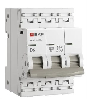 Автоматический выключатель  EKF M63MA636C 149140