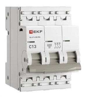 Автоматический выключатель  EKF M63MA6313C 149141