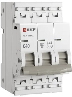 Автоматический выключатель  EKF M63MA6340C 149162