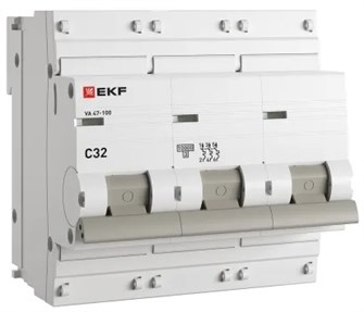 Автоматический выключатель  EKF mcb47100-3-32C-pro 149189