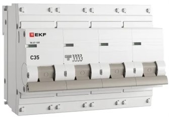 Автоматический выключатель  EKF mcb47100-4-35C-pro 149333