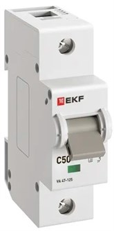 Автоматический выключатель  EKF mcb47125-1-50C 149415