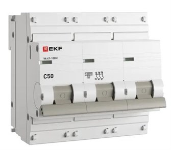 Автоматический выключатель  EKF mcb47100m-3-50C-pro 149432