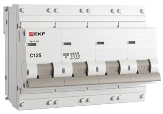 Автоматический выключатель  EKF mcb47100-4-125C-pro 149462