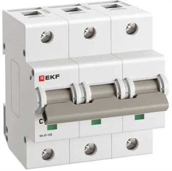 Автоматический выключатель  EKF mcb47125-3-16C 149515
