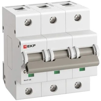 Автоматический выключатель  EKF mcb47125-3-10C 149516