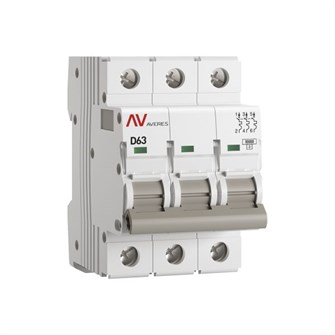 Автоматический выключатель  EKF mcb10-3-63D-av 149520