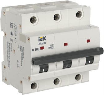 Автоматический выключатель  IEK AR-M10H-3-D100 149528