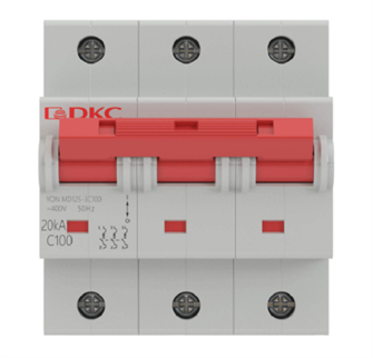 Автоматический выключатель модульный DKC MD125-3D100 149602