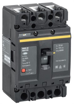 Автоматический выключатель в литом корпусе  IEK SVA10-3-0032-02 149922