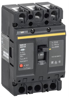 Автоматический выключатель в литом корпусе  IEK SVA10-3-0063-02 149924