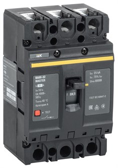 Автоматический выключатель в литом корпусе  IEK SVA10-3-0080-02 149928