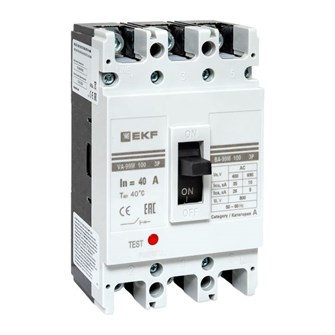 Автоматический выключатель в литом корпусе  EKF mccb99-100-40m 149979