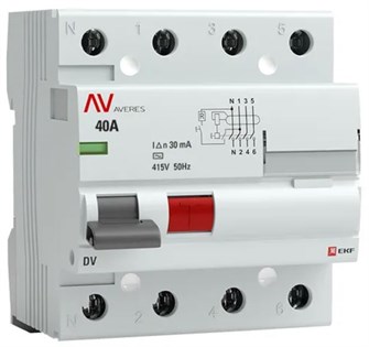 УЗО  EKF rccb-4-40-30-ac-av 150008
