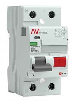 УЗО  EKF rccb-2-40-100-s-av 150049