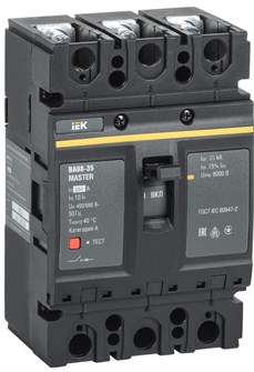 Автоматический выключатель в литом корпусе  IEK SVA30-3-0250-02 150066