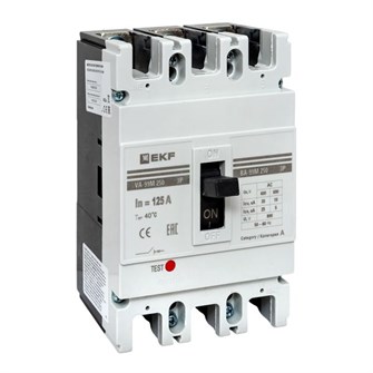 Автоматический выключатель в литом корпусе  EKF mccb99-250-125m 150074