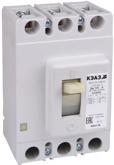 Автоматический выключатель в литом корпусе  КЭАЗ 107540 150079