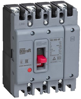 Автоматический выключатель в литом корпусе  DEKraft 22776DEK 150098