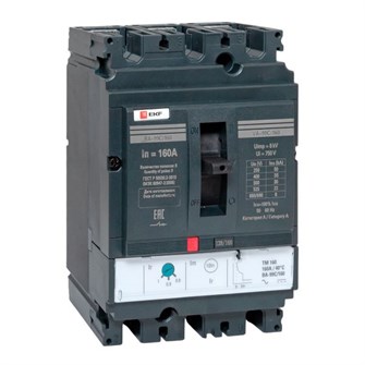 Автоматический выключатель в литом корпусе  EKF mccb99C-160-160 150189
