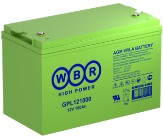Аккумулятор  WBR GPL121000 100647