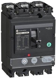Автоматический выключатель в литом корпусе  Systeme Electric SPC100F100L3DF 150370