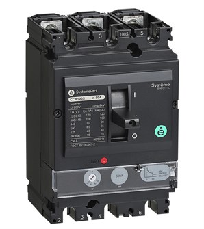 Автоматический выключатель в литом корпусе  Systeme Electric SPC100N100L3DF 150413